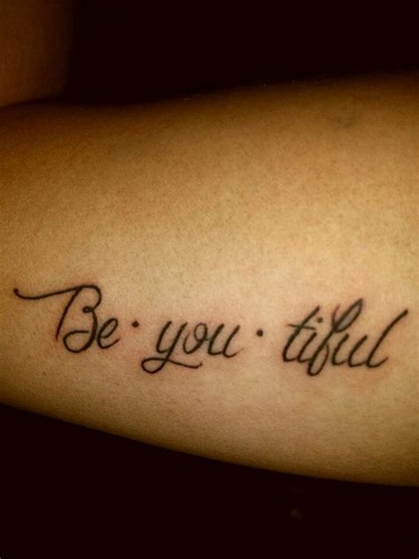 be you tiful tattoo|65 Be•you•tiful ideas .